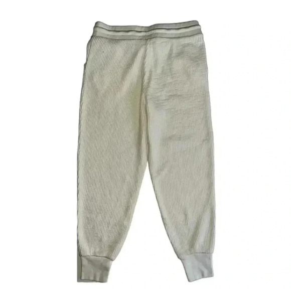 GAP waffle joggers never worn size small a little oversized cream - Picture 2 of 9